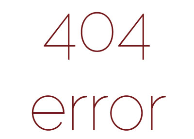 Erreur 404